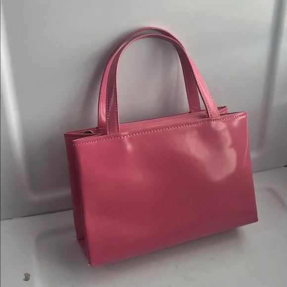 Kate Spade Sam Icon Small Tote Spazzolato Leather Feather Pink - Picture 4 of 8
